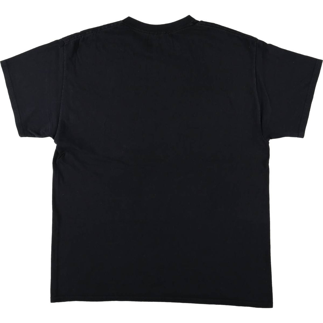 INUYASHA Inuyasha Anime Character Print T-Shirt Men's L size cotton black type Vintage Second Hand