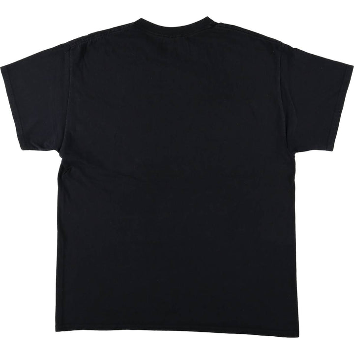 INUYASHA Inuyasha Anime Character Print T-Shirt Men's L size cotton black type Vintage Second Hand