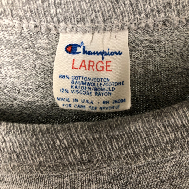 80's Champion Trico Tag 88 cotton gray type Vintage Second Hand