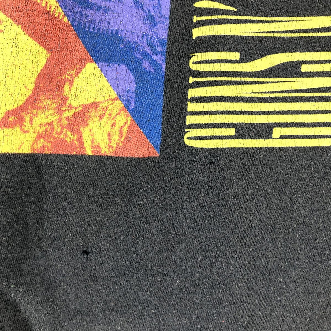GUNS N' ROSES Guns N' Roses Band T-shirt Band Tee Men's M size cotton black type Vintage Second Hand