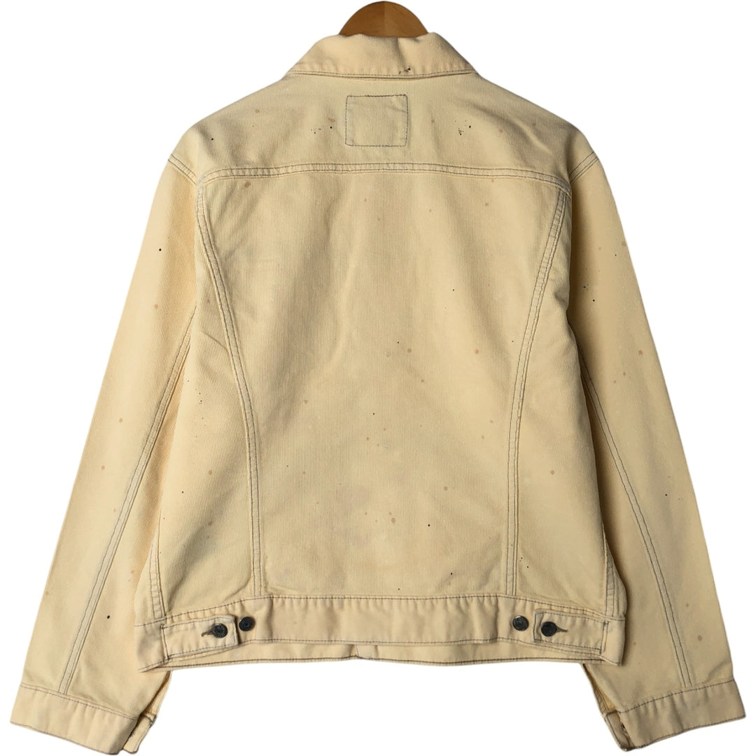 Ralph Lauren POLO RALPH LAUREN Trucker type cotton jacket Men's L size cotton unbleached Vintage Second Hand