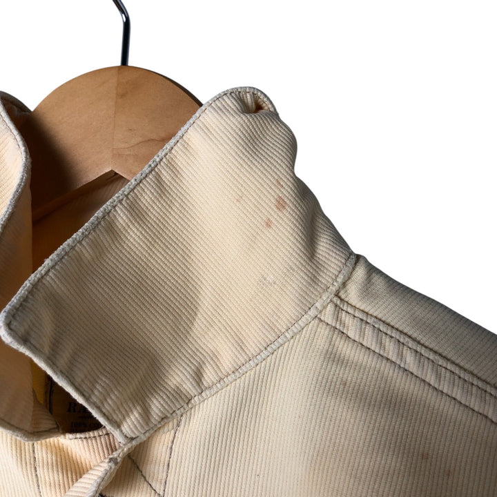 Ralph Lauren POLO RALPH LAUREN Trucker type cotton jacket Men's L size cotton unbleached Vintage Second Hand