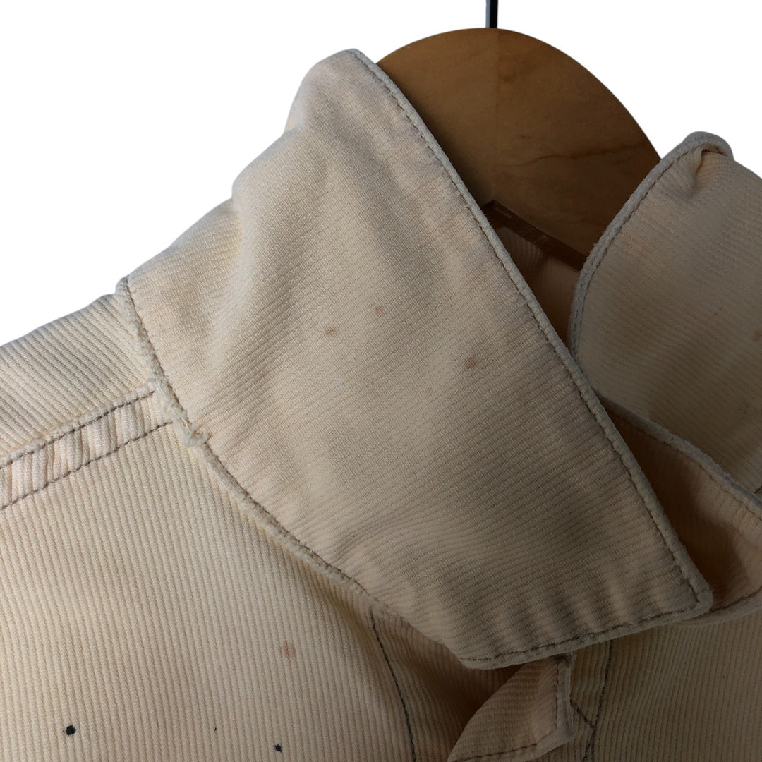 Ralph Lauren POLO RALPH LAUREN Trucker type cotton jacket Men's L size cotton unbleached Vintage Second Hand