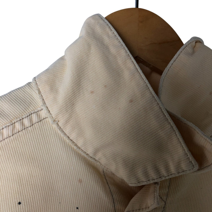 Ralph Lauren POLO RALPH LAUREN Trucker type cotton jacket Men's L size cotton unbleached Vintage Second Hand