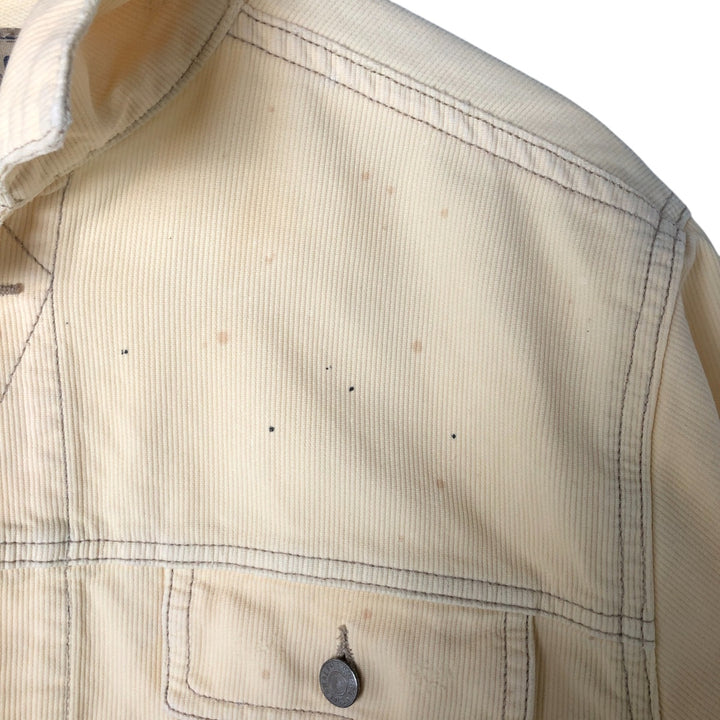 Ralph Lauren POLO RALPH LAUREN Trucker type cotton jacket Men's L size cotton unbleached Vintage Second Hand