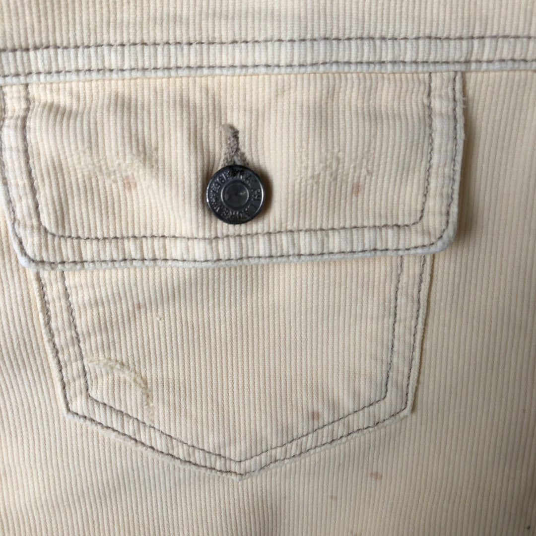 Ralph Lauren POLO RALPH LAUREN Trucker type cotton jacket Men's L size cotton unbleached Vintage Second Hand