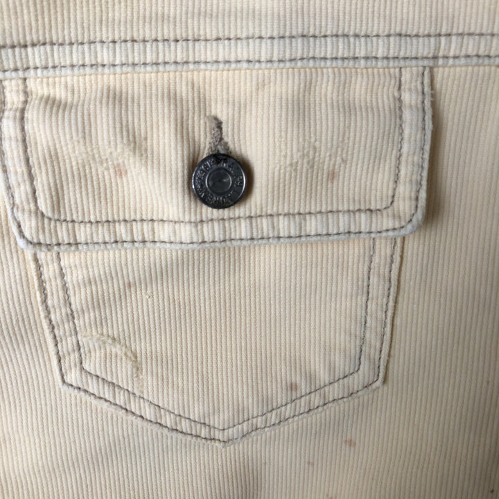 Ralph Lauren POLO RALPH LAUREN Trucker type cotton jacket Men's L size cotton unbleached Vintage Second Hand