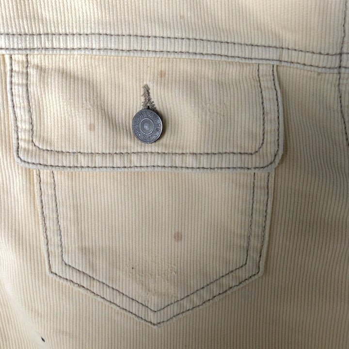 Ralph Lauren POLO RALPH LAUREN Trucker type cotton jacket Men's L size cotton unbleached Vintage Second Hand