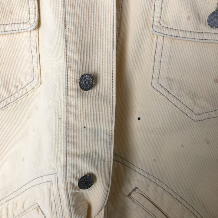 Ralph Lauren POLO RALPH LAUREN Trucker type cotton jacket Men's L size cotton unbleached Vintage Second Hand