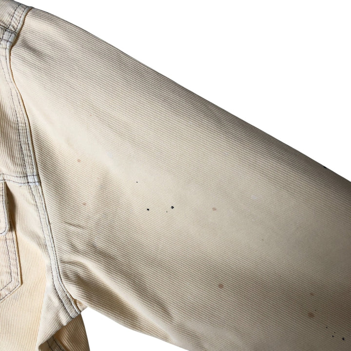 Ralph Lauren POLO RALPH LAUREN Trucker type cotton jacket Men's L size cotton unbleached Vintage Second Hand