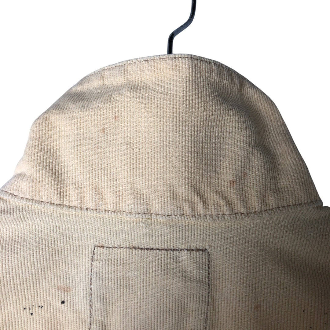 Ralph Lauren POLO RALPH LAUREN Trucker type cotton jacket Men's L size cotton unbleached Vintage Second Hand