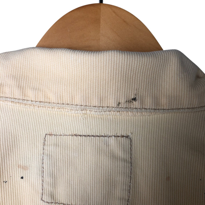 Ralph Lauren POLO RALPH LAUREN Trucker type cotton jacket Men's L size cotton unbleached Vintage Second Hand