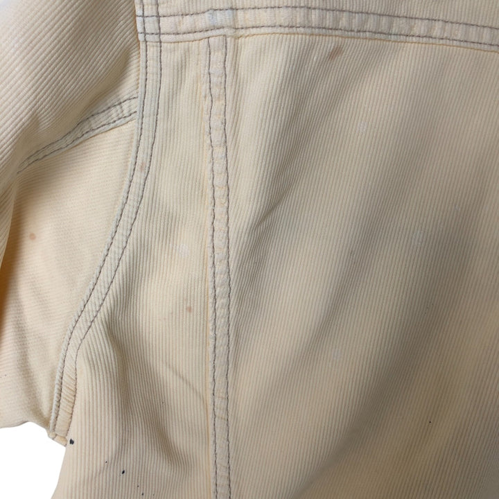 Ralph Lauren POLO RALPH LAUREN Trucker type cotton jacket Men's L size cotton unbleached Vintage Second Hand