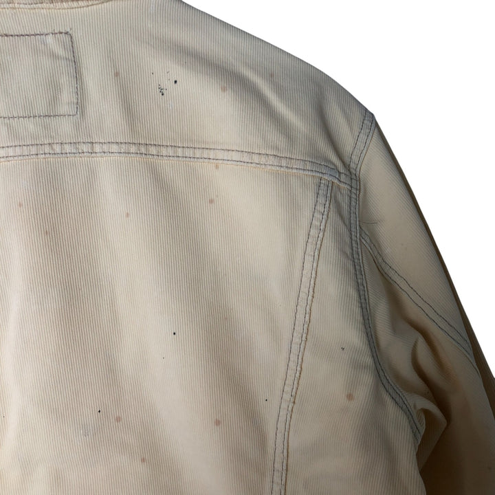 Ralph Lauren POLO RALPH LAUREN Trucker type cotton jacket Men's L size cotton unbleached Vintage Second Hand
