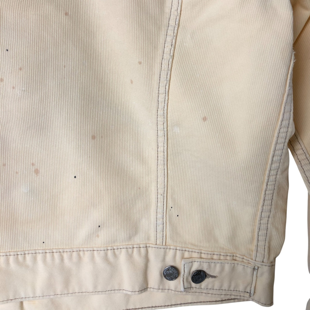 Ralph Lauren POLO RALPH LAUREN Trucker type cotton jacket Men's L size cotton unbleached Vintage Second Hand