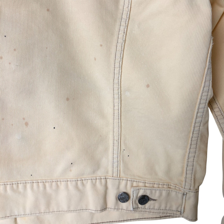 Ralph Lauren POLO RALPH LAUREN Trucker type cotton jacket Men's L size cotton unbleached Vintage Second Hand