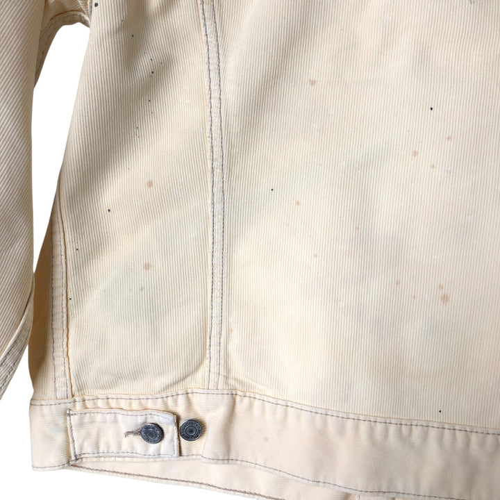 Ralph Lauren POLO RALPH LAUREN Trucker type cotton jacket Men's L size cotton unbleached Vintage Second Hand