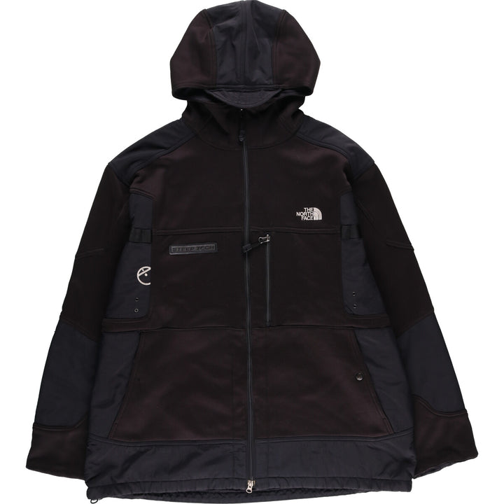 00'S THE NORTH FACE STEEP TECH Mountain Parka Shell Jacket Men's XXL polyester black type Vintage Second Hand