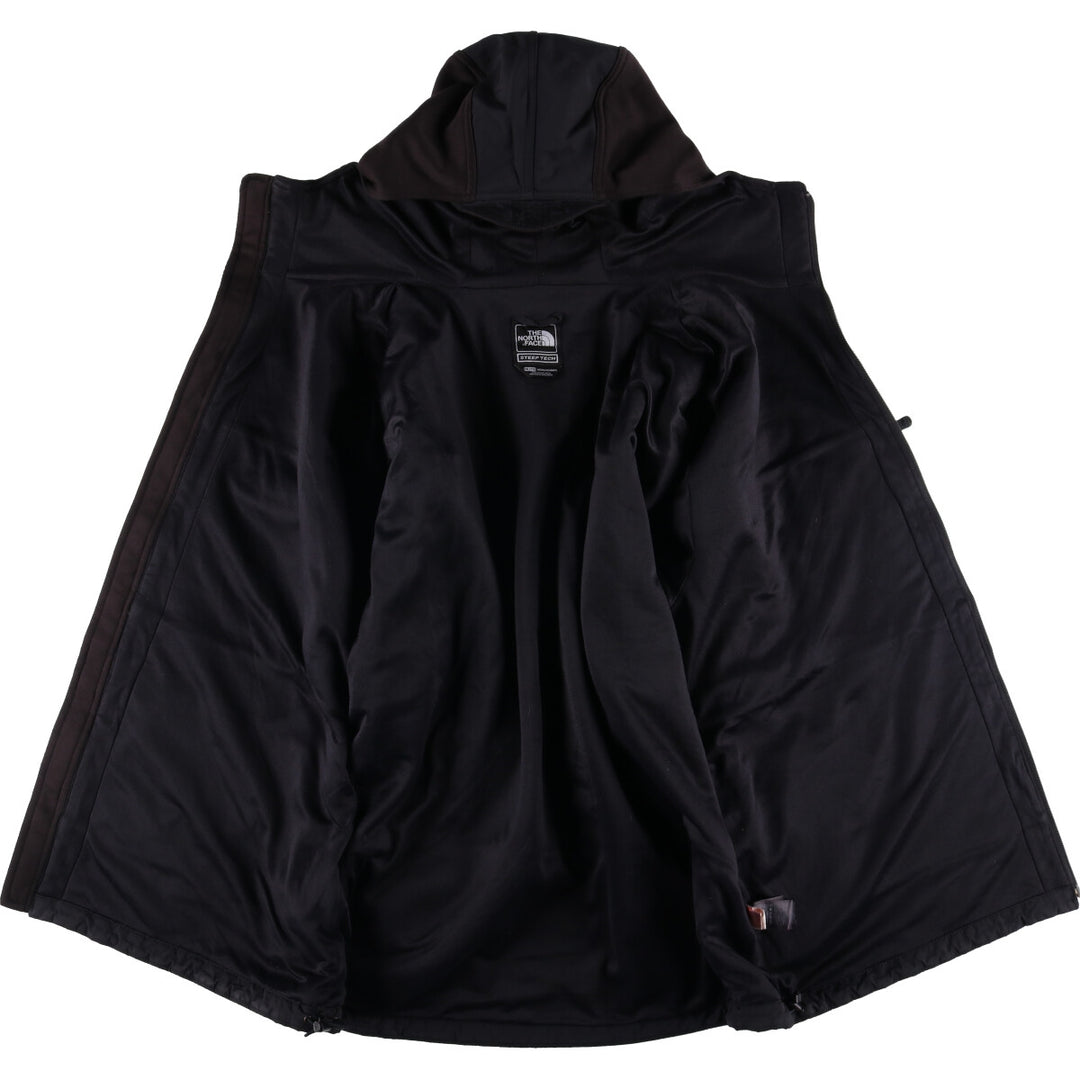 00'S THE NORTH FACE STEEP TECH Mountain Parka Shell Jacket Men's XXL polyester black type Vintage Second Hand