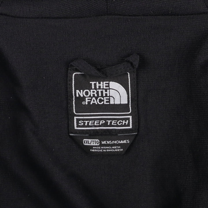 00'S THE NORTH FACE STEEP TECH Mountain Parka Shell Jacket Men's XXL polyester black type Vintage Second Hand