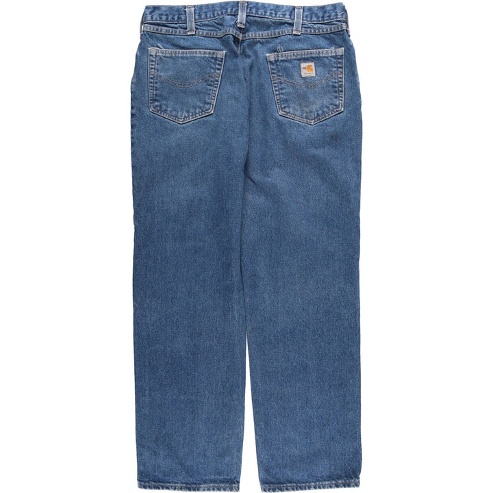 Carhartt FR Series CAT 2 RELAXED FIT Straight Denim Pants Men's w36 equivalent cotton blue type Vintage Second Hand