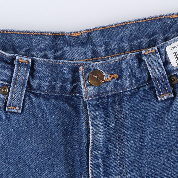 Carhartt Relaxed Fit Tapered Denim Pants for Men, W34 equivalent cotton blue type Vintage Second Hand