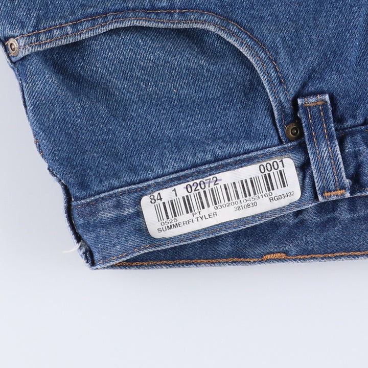 Carhartt Relaxed Fit Tapered Denim Pants for Men, W34 equivalent cotton blue type Vintage Second Hand