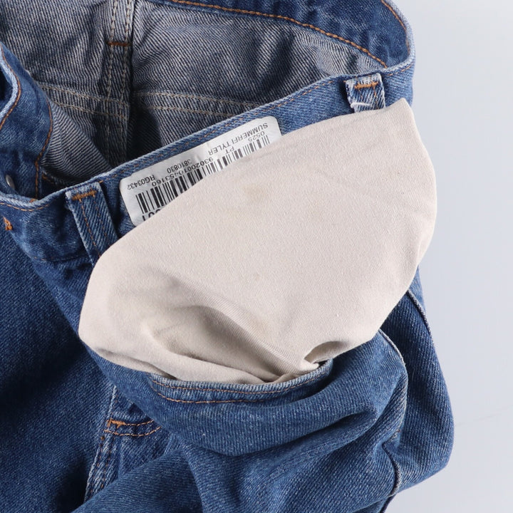 Carhartt Relaxed Fit Tapered Denim Pants for Men, W34 equivalent cotton blue type Vintage Second Hand