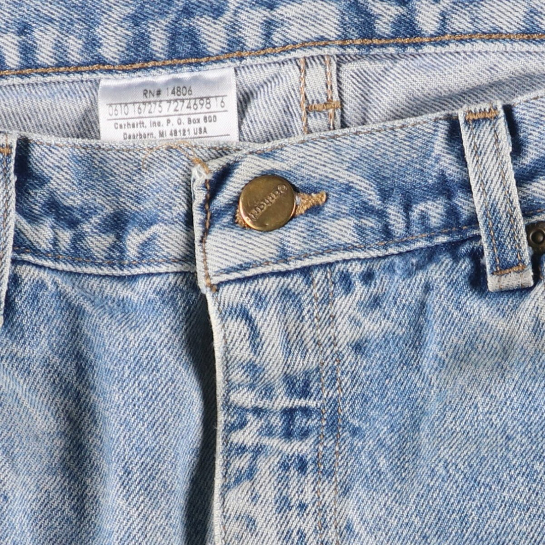Carhartt Traditional FIT Tapered Denim Pants Men's W36 cotton blue type Vintage Second Hand