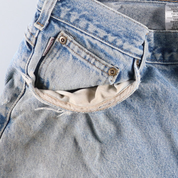 Carhartt Traditional FIT Tapered Denim Pants Men's W36 cotton blue type Vintage Second Hand