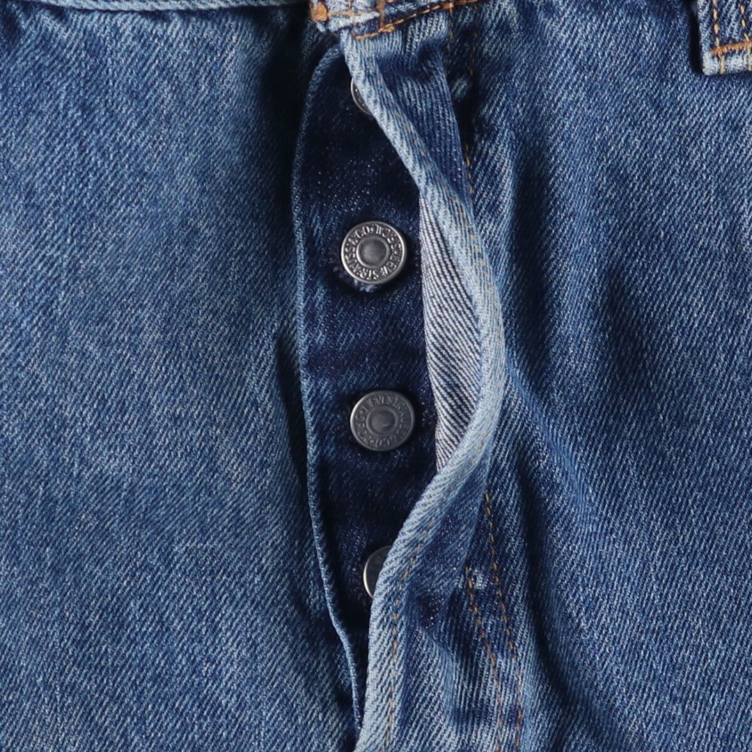 Levi's 501 straight denim pants for men, size W35 cotton blue type Vintage Second Hand