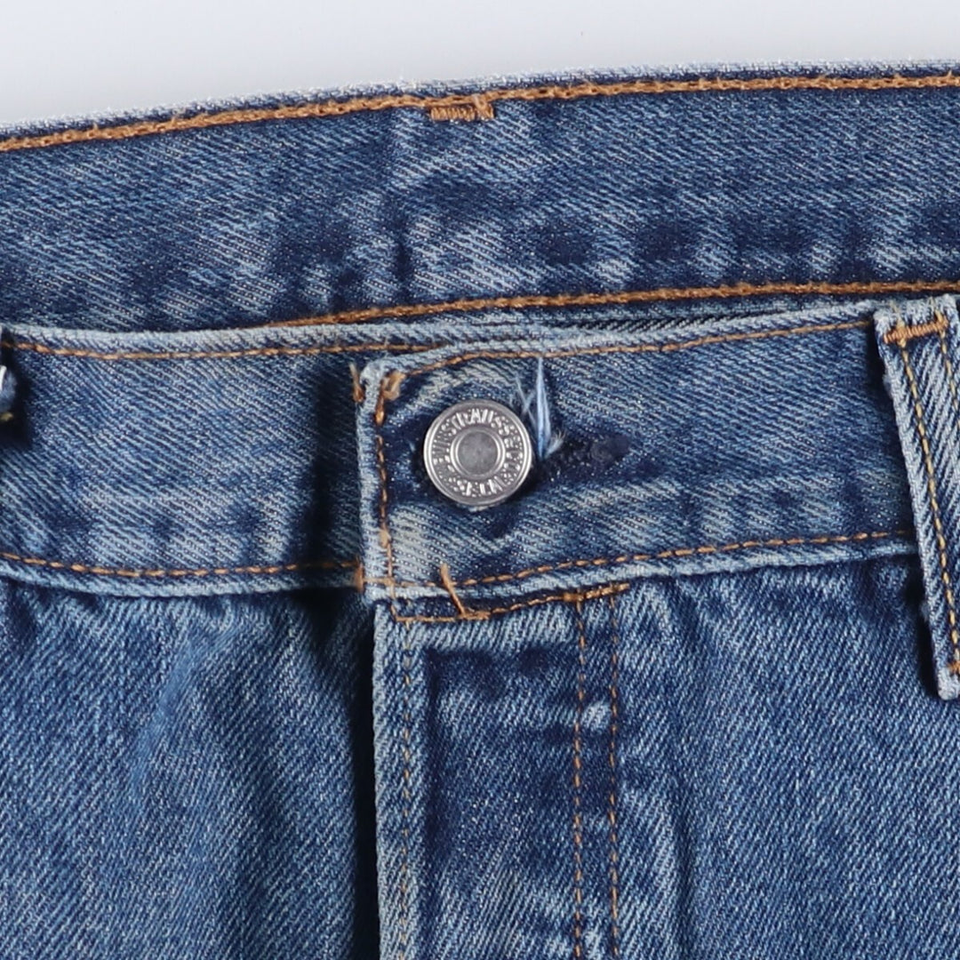 Levi's 501 straight denim pants for men, size W35 cotton blue type Vintage Second Hand