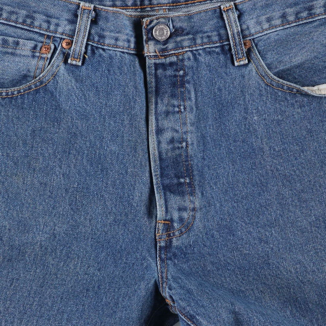 Levi's 501 straight denim pants for men, size W35 cotton blue type Vintage Second Hand