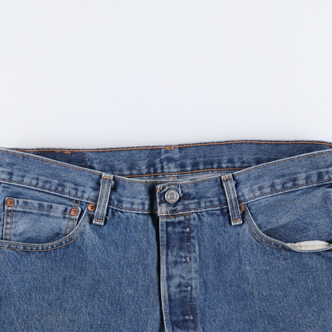 Levi's 501 straight denim pants for men, size W35 cotton blue type Vintage Second Hand