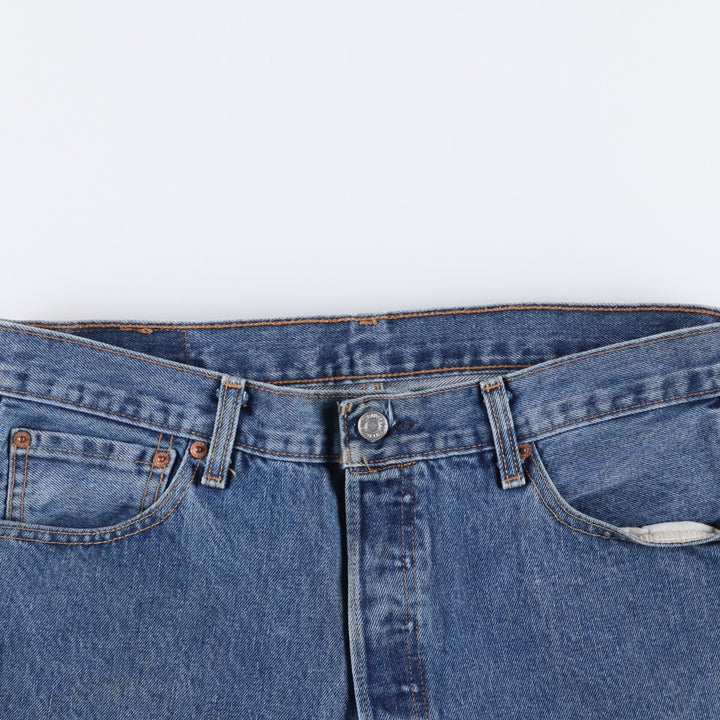 Levi's 501 straight denim pants for men, size W35 cotton blue type Vintage Second Hand