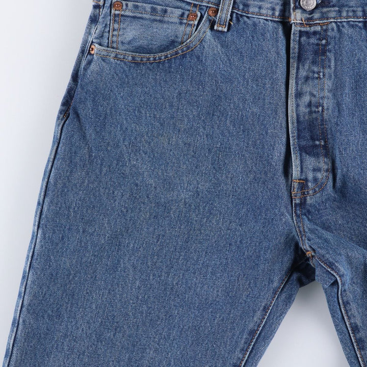 Levi's 501 straight denim pants for men, size W35 cotton blue type Vintage Second Hand