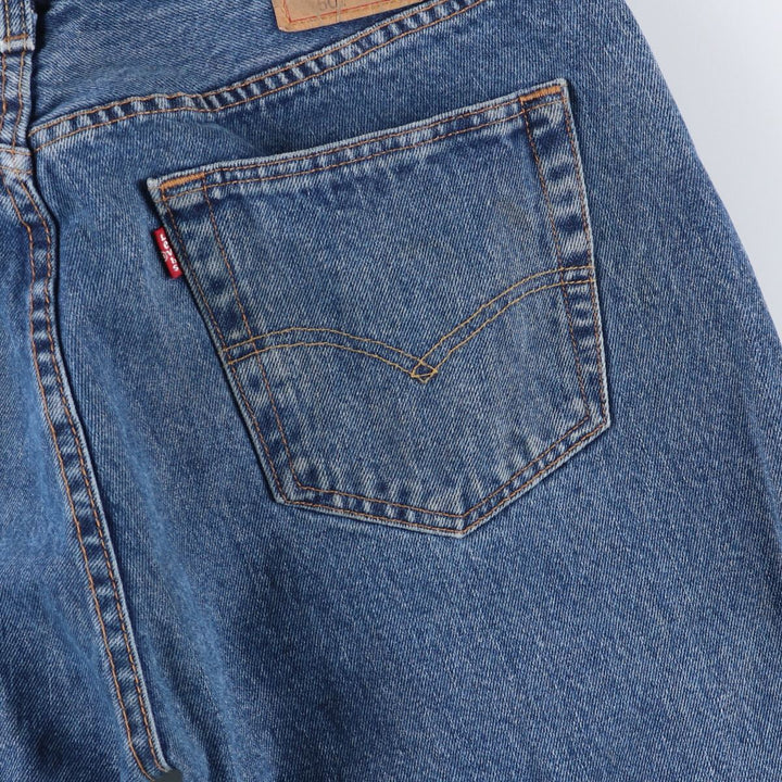 Levi's 501 straight denim pants for men, size W35 cotton blue type Vintage Second Hand