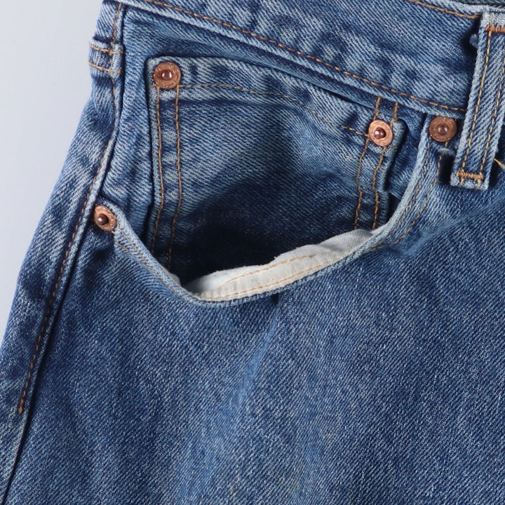 Levi's 501 straight denim pants for men, size W35 cotton blue type Vintage Second Hand