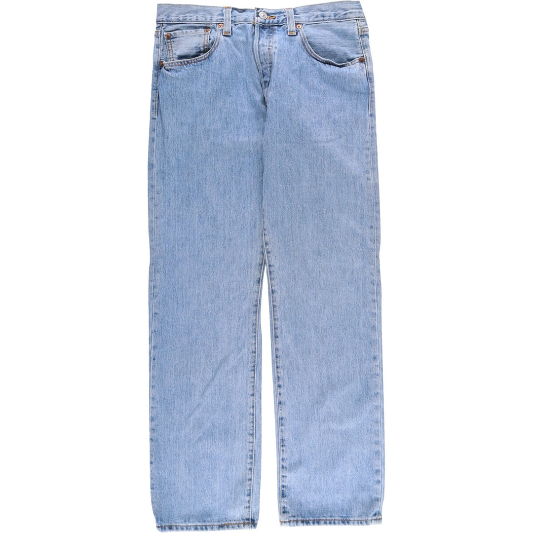 Levi's 501 straight denim pants for men, size W34 cotton blue type Vintage Second Hand