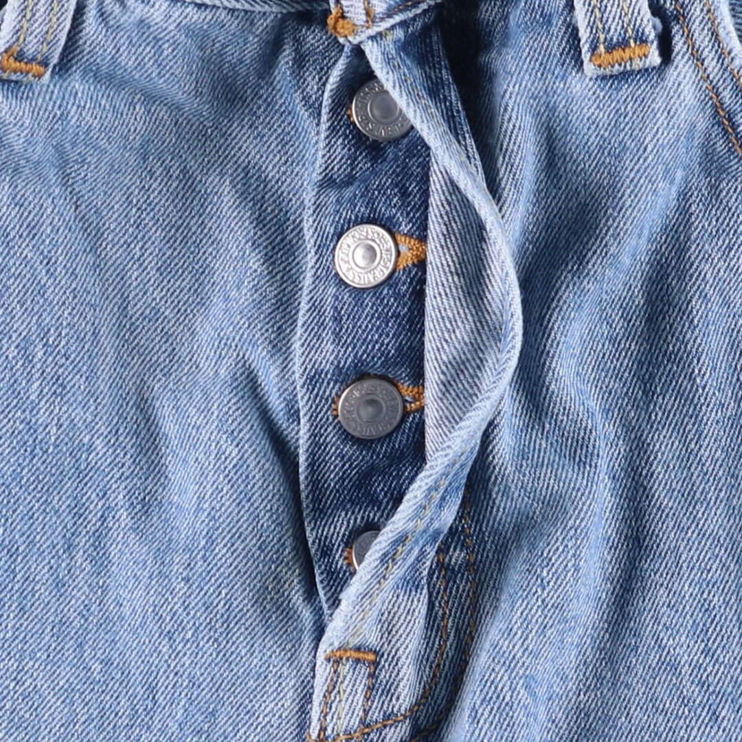 Levi's 501 straight denim pants for men, size W34 cotton blue type Vintage Second Hand