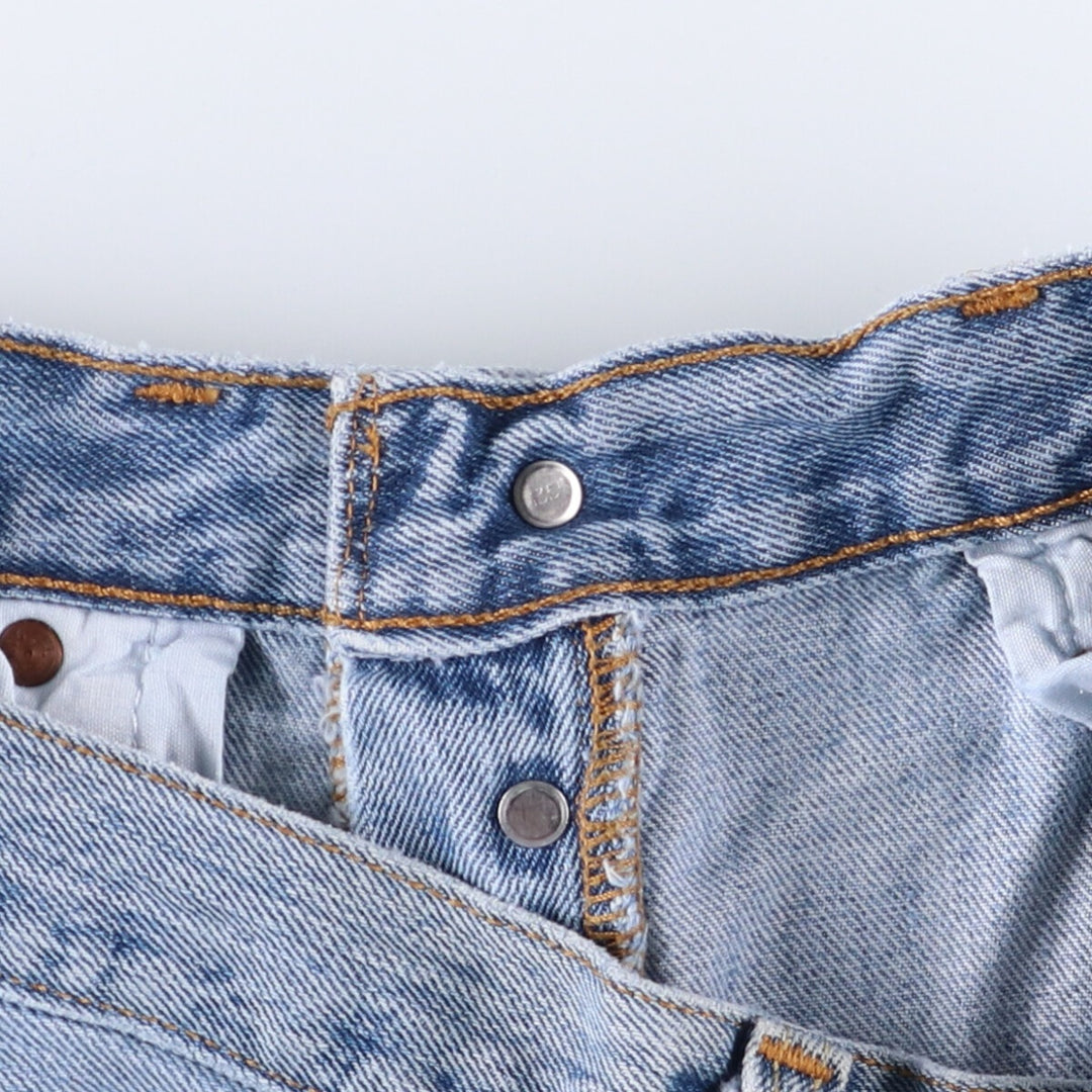 Levi's 501 straight denim pants for men, size W34 cotton blue type Vintage Second Hand