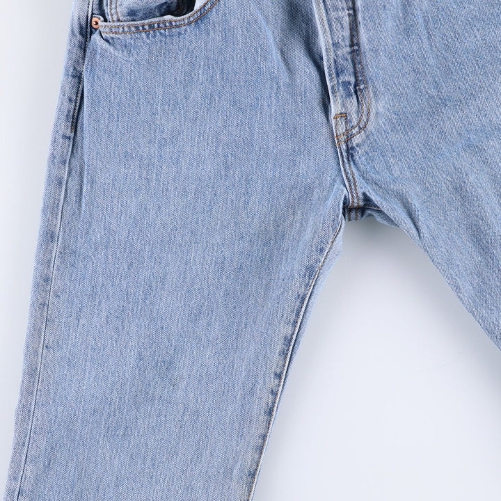 Levi's 501 straight denim pants for men, size W34 cotton blue type Vintage Second Hand