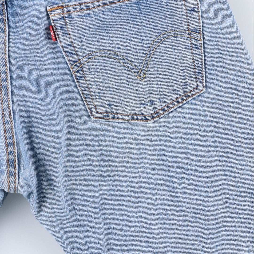 Levi's 501 straight denim pants for men, size W34 cotton blue type Vintage Second Hand