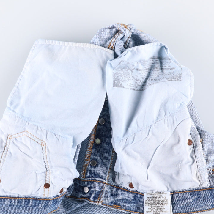 Levi's 501 straight denim pants for men, size W34 cotton blue type Vintage Second Hand