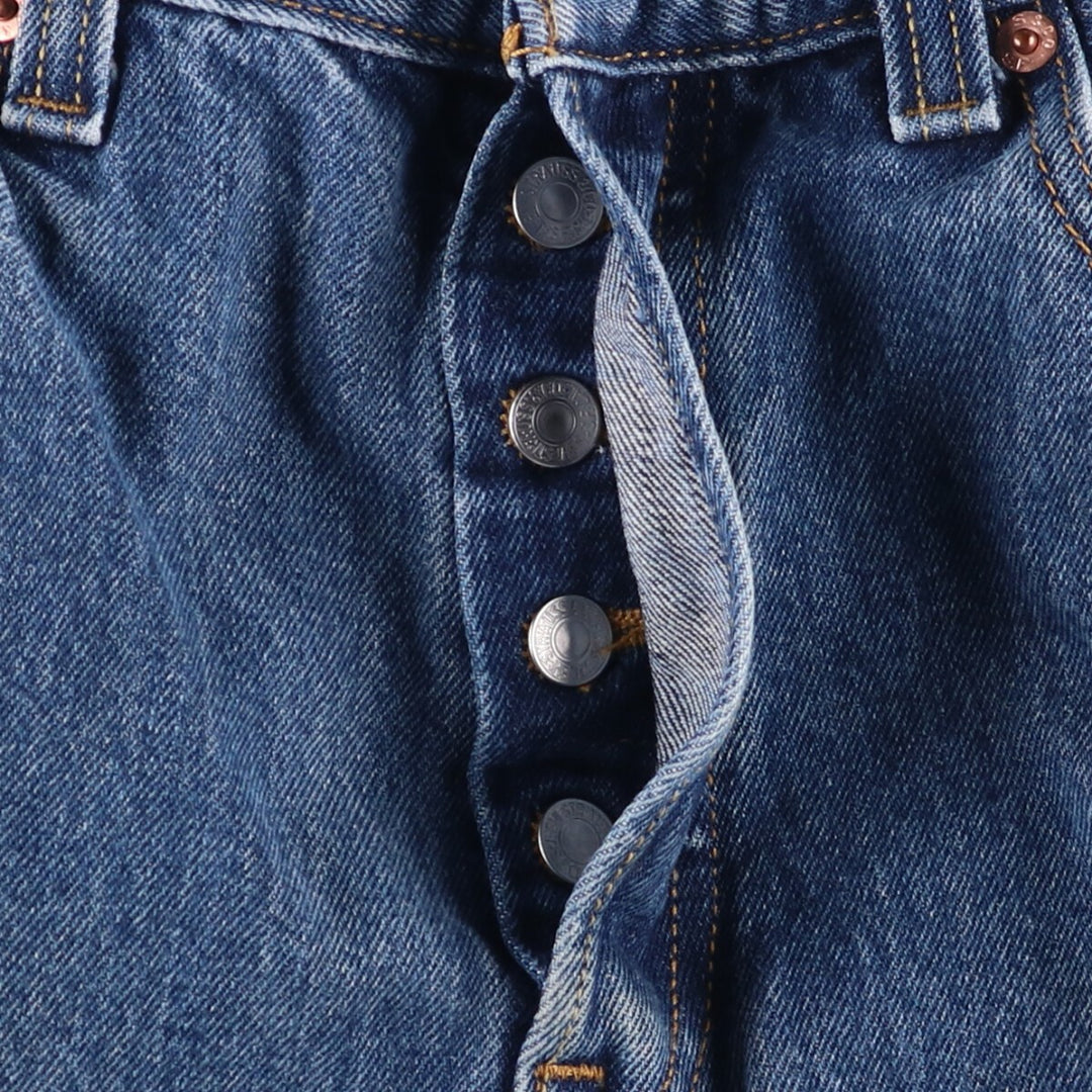 Levi's 501 STRAIGHT FIT straight denim pants for men, equivalent to w34 cotton blue type Vintage Second Hand