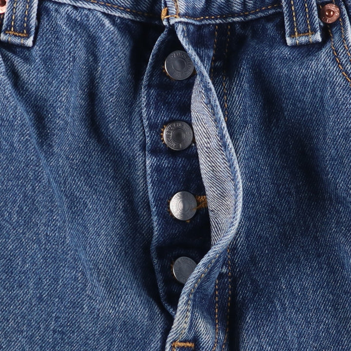 Levi's 501 STRAIGHT FIT straight denim pants for men, equivalent to w34 cotton blue type Vintage Second Hand