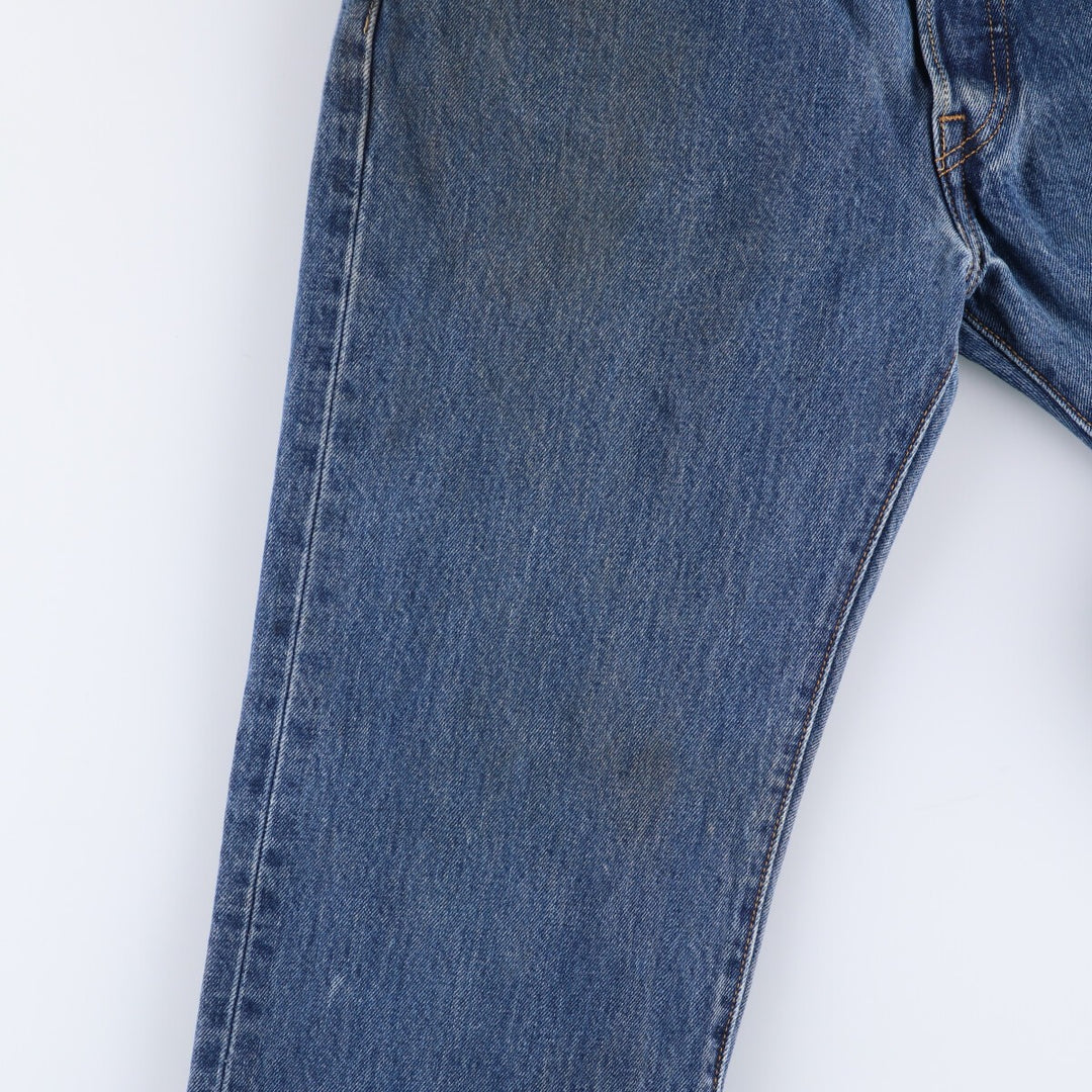 Levi's 501 STRAIGHT FIT straight denim pants for men, equivalent to w34 cotton blue type Vintage Second Hand