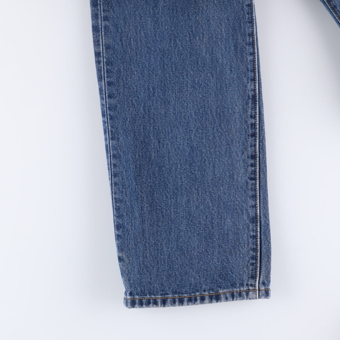 Levi's 501 STRAIGHT FIT straight denim pants for men, equivalent to w34 cotton blue type Vintage Second Hand
