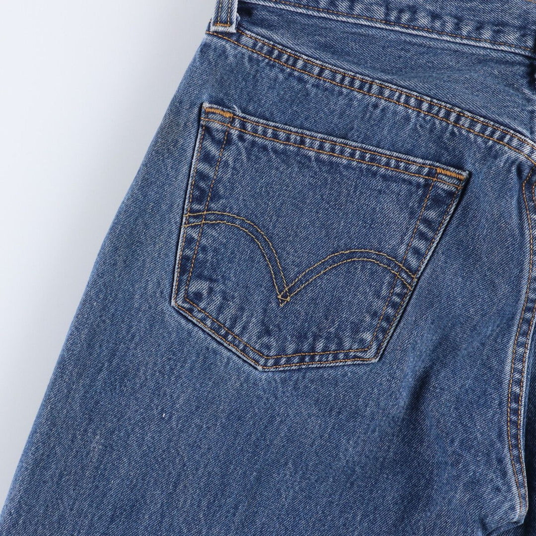 Levi's 501 STRAIGHT FIT straight denim pants for men, equivalent to w34 cotton blue type Vintage Second Hand