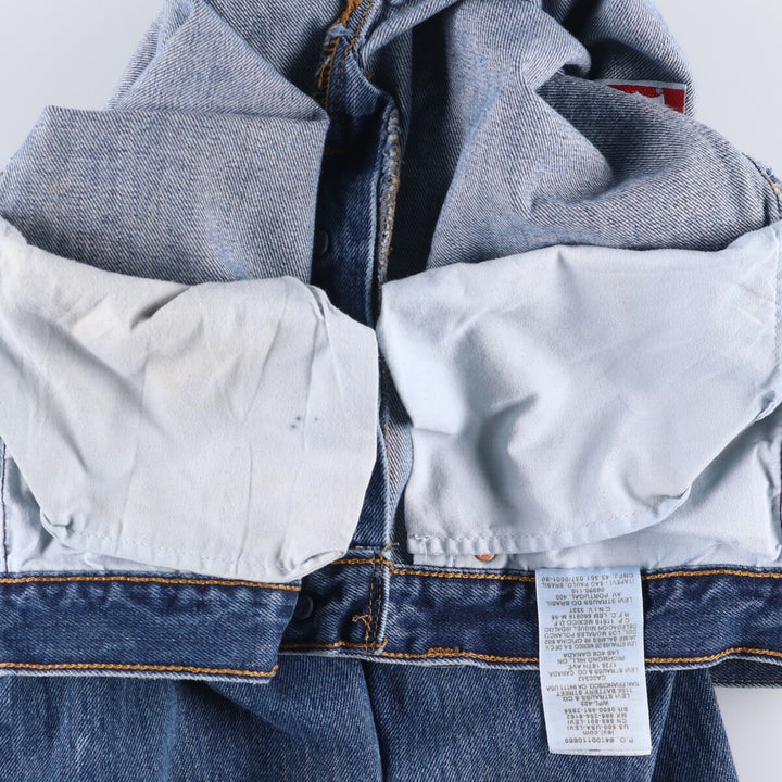 Levi's 501 STRAIGHT FIT straight denim pants for men, equivalent to w34 cotton blue type Vintage Second Hand